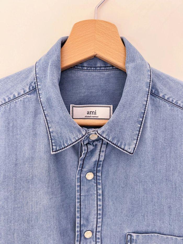 Chemise en jean Ami Paris - photo numéro 10