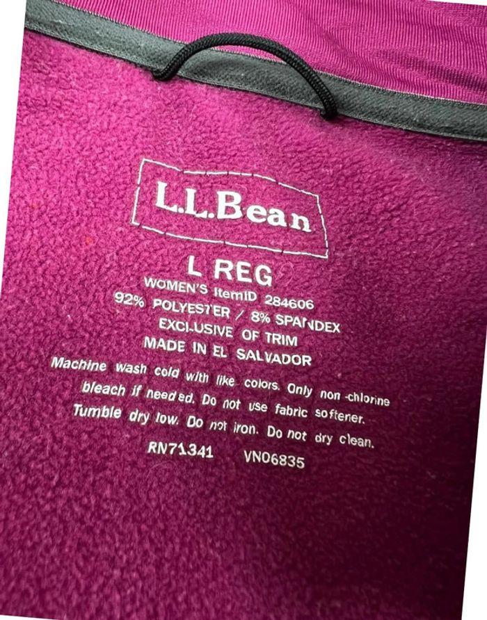 👕 Veste de sport L.L Bean logo brodé Rose Fuchsia Taille L 👕 - photo numéro 7