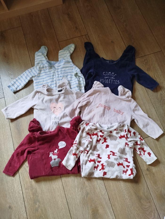 Lot vêtements bébé fille 18 mois hiver - 24 articles - photo numéro 2