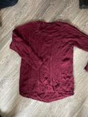 Pull bordeaux