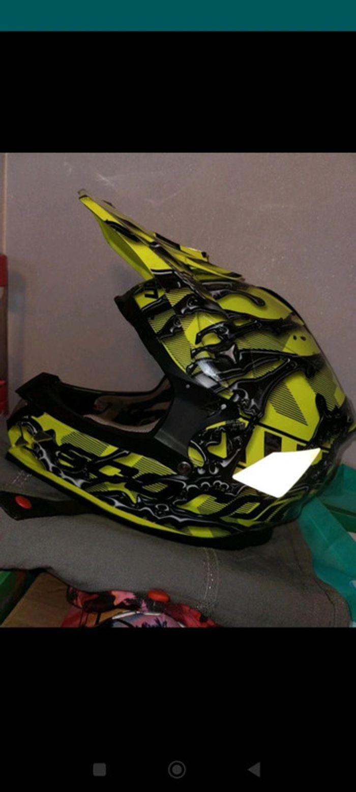 Casque cross scorpion - photo numéro 1