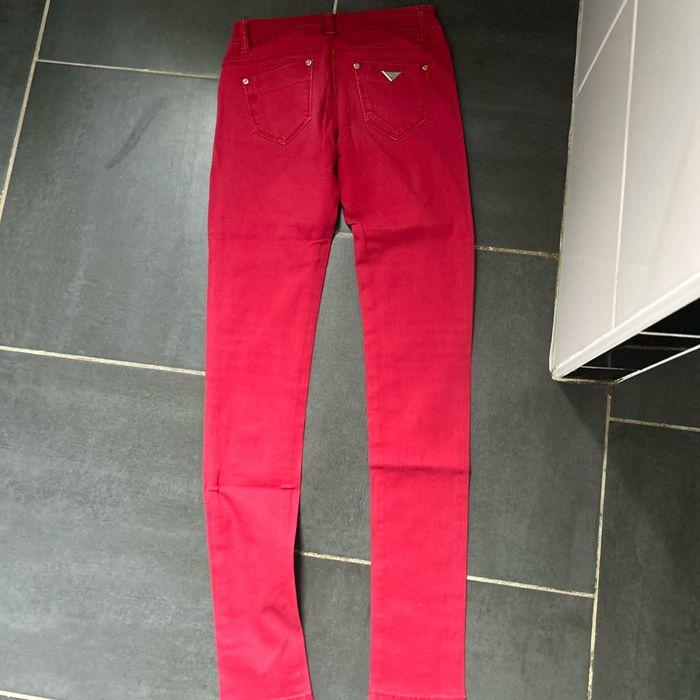 Pantalon slim rouge - photo numéro 3