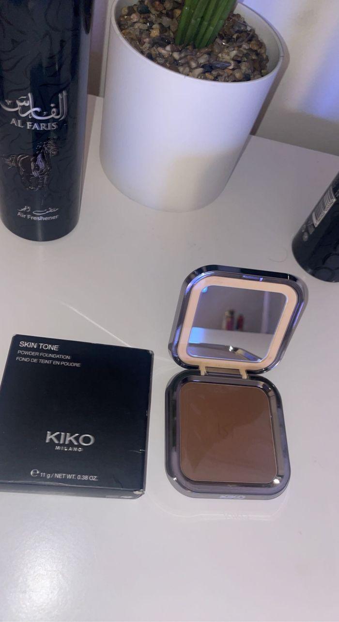 Fond de teint poudre kiko skin tone Peaux foncés ou mates neuf emballage - photo numéro 1