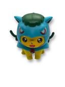 Pikachu en Herbizarre (Ivysaur)