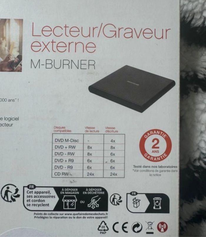 lecteur/graveur externe - photo numéro 3