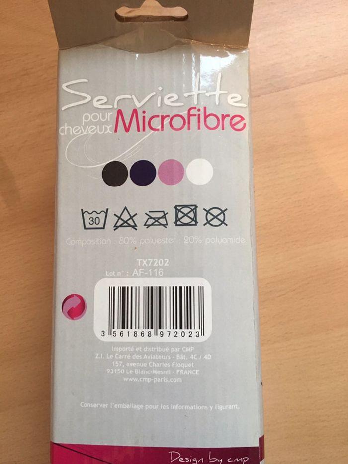 Serviette microfibre pour cheveux - photo numéro 8