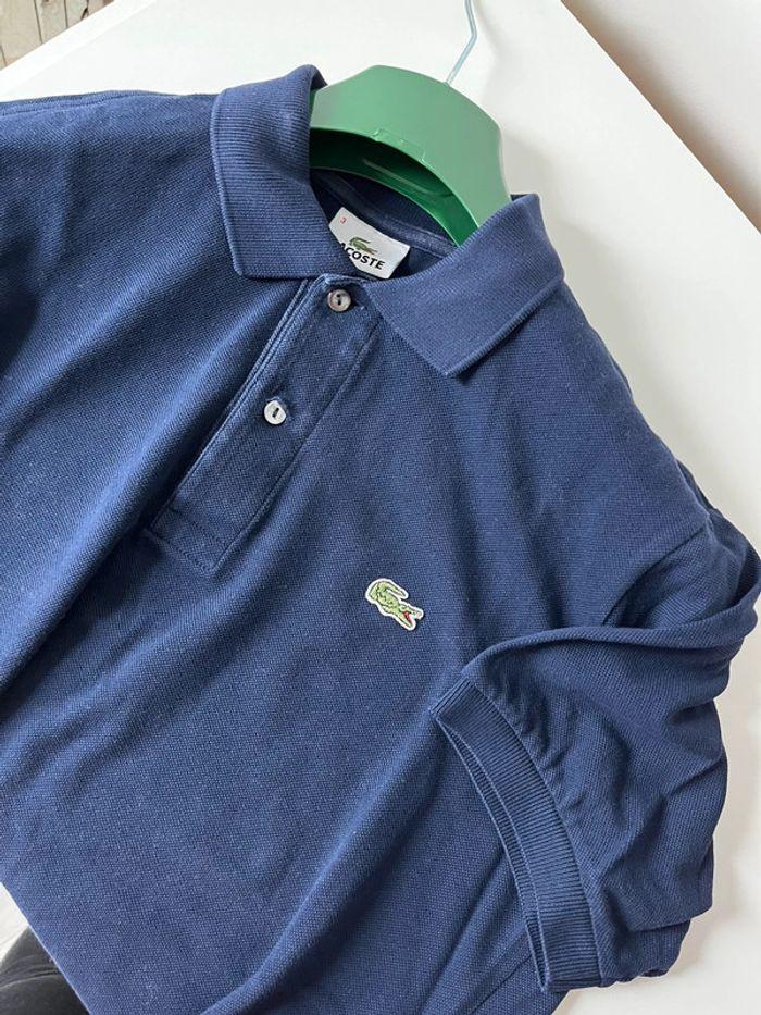 Polo Lacoste bleu marine - photo numéro 5