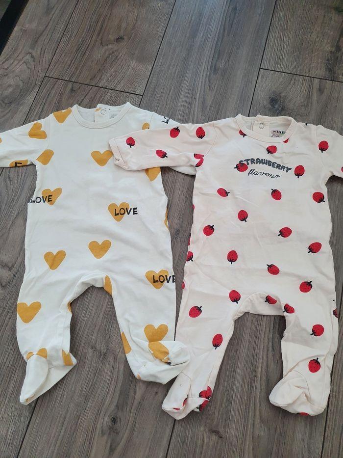 Lot pyjamas  bébé kiabi léger - photo numéro 2