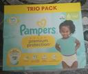 1 carton de couche pampers premium taille 6