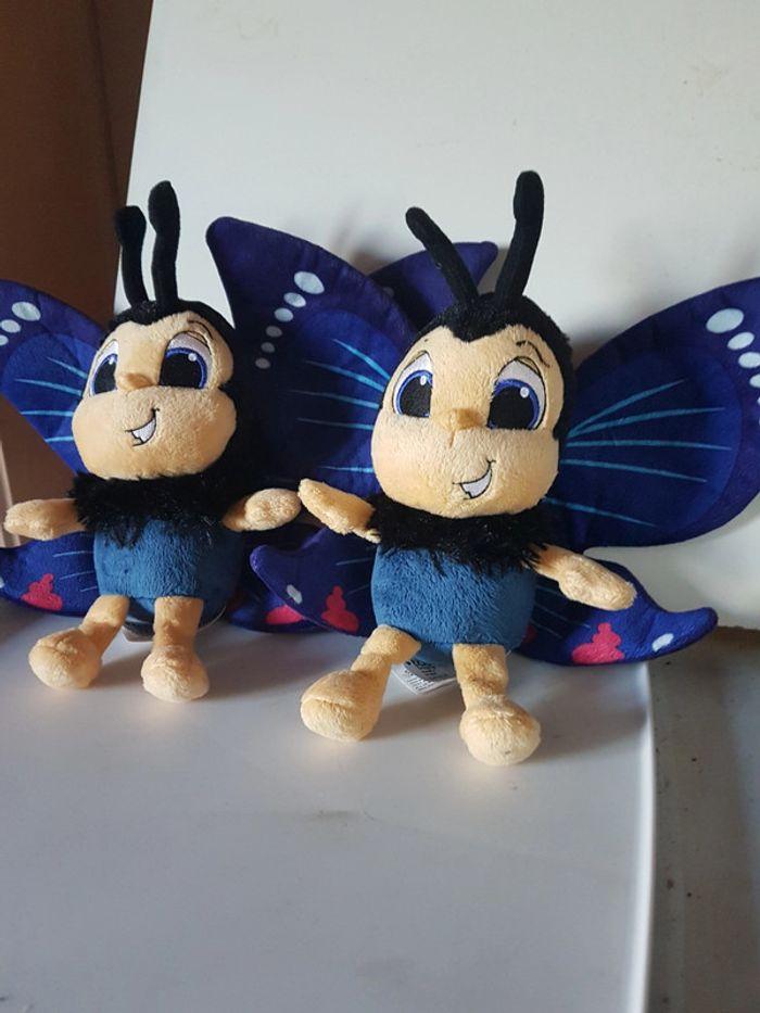 Lot de 2 peluches papillons - photo numéro 2