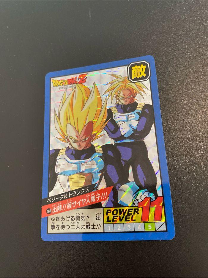 Dragon Ball Z GT Super Battle Power Level Card Carddass Hondan Prism 188 30th - photo numéro 1