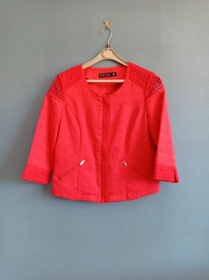 Veste Rouge Breal taille 42 - photo numéro 4