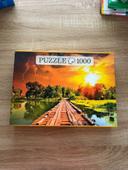 Puzzle 1000 pièces paysage ponton