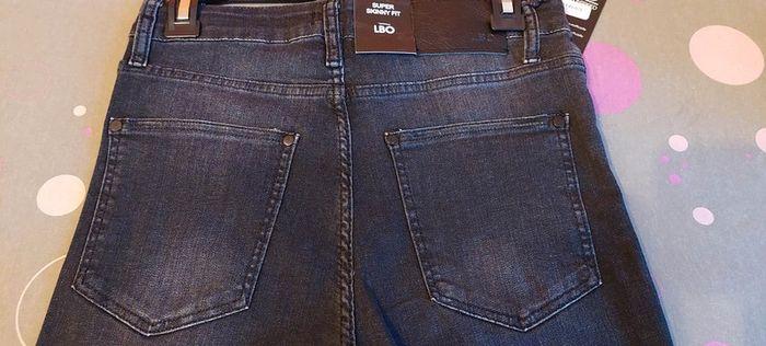 Superbe jean used noir homme LBO super skinny fit M (42) modèle Shalbo 791 neuf et étiqueté - photo numéro 5