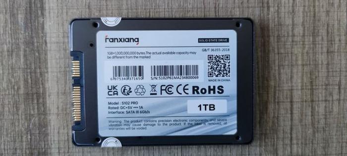 Disque dur interne SSD SATA 2.5 pouces 1To Fanxiang - photo numéro 4