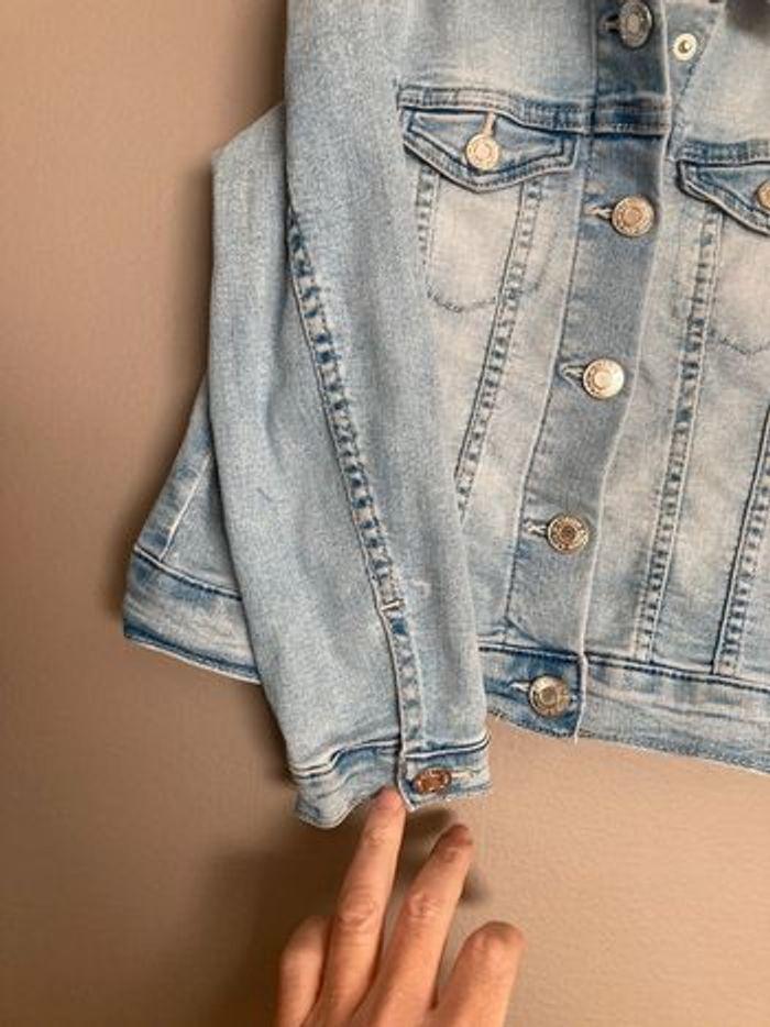 H&M veste en jean bleu ciel 4-6 ans - photo numéro 7