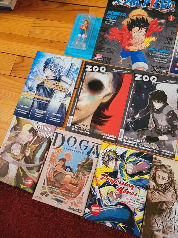 Gros Lot Manga Livrets Découvertes + Magazines + Posters + Figurine Anime - photo numéro 6