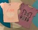 Lot de 2 thee shirt MC fille taille 2 ans !