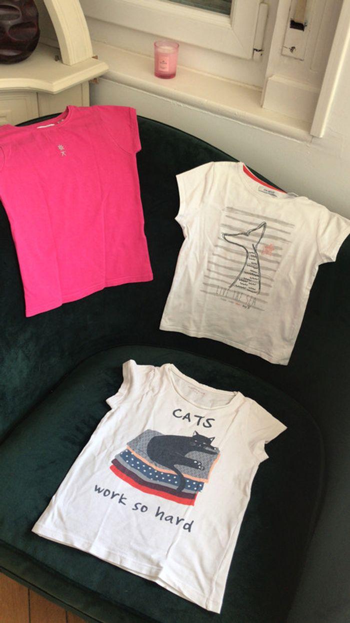 T-shirt Fille taille 5 ans en lot ou à l’unité - photo numéro 1