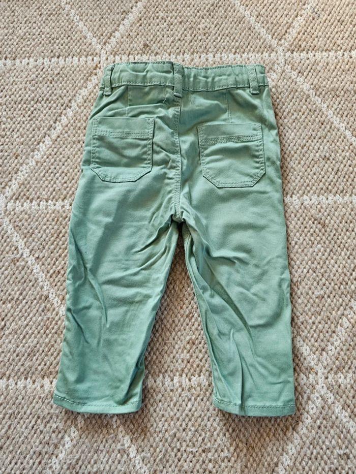 Pantalon chino menthe - orchestra - 9 mois/71 cm - photo numéro 2