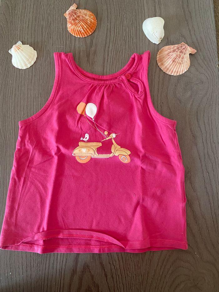 Tee shirt rose fille 4 ans