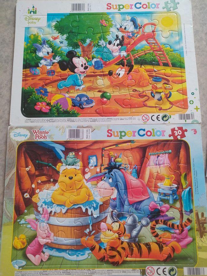 Lot de 6 puzzles Super color 30 pièces - photo numéro 5