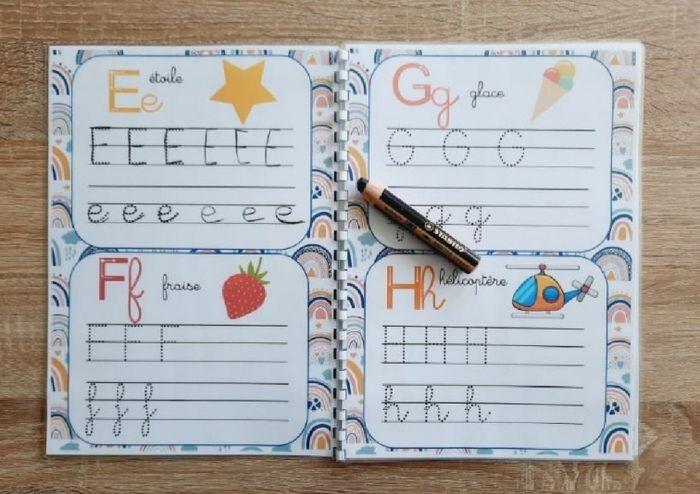 Livret pour apprendre à écrire les lettres de l'alphabet- luludik - photo numéro 2