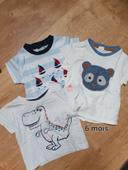 Lot de 3 tee-shirt