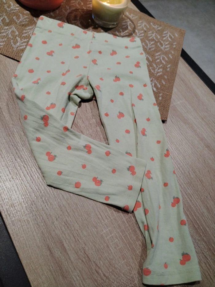 Legging vert et orange 3 ans - photo numéro 1