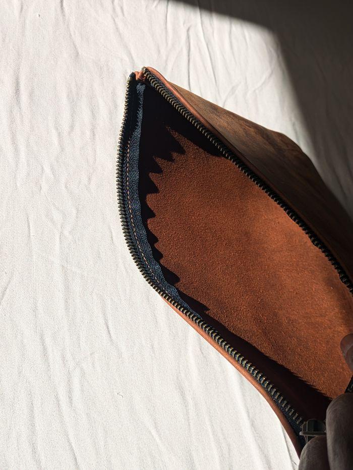 1 pochette en cuir + sacoche portefeuille - photo numéro 5