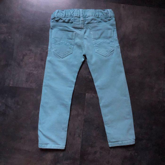 Pantalon Jeans bleu vert 3 ans Tape à l’œil - photo numéro 5