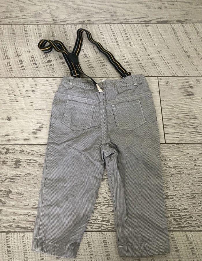 Pantalon salopette bébé garçon 18 mois - photo numéro 3