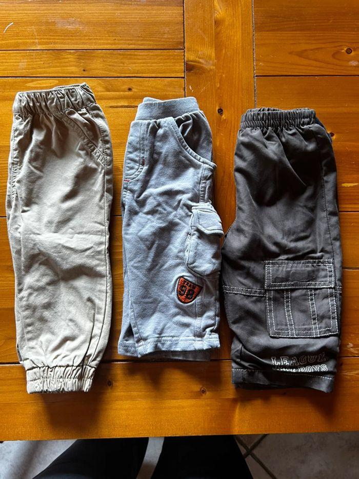 Pantalons cargos 12 mois - photo numéro 1