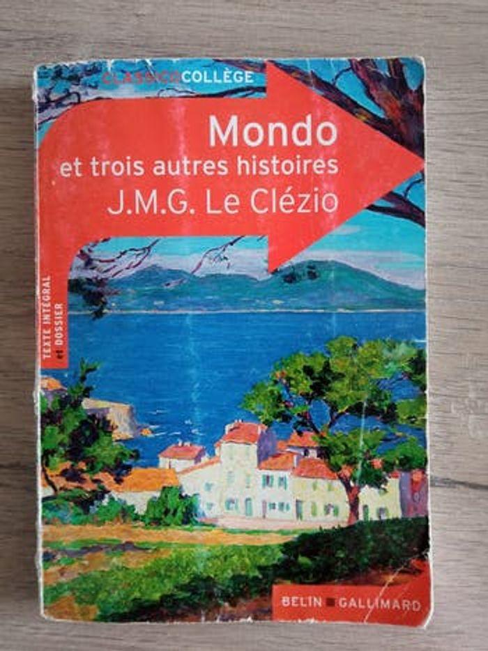 🌸 Livre classico collège Mondo et trois autres histoires J.M.G. Le Clézio 🌸 - photo numéro 1