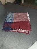 Foulard rouge Bordeaux blanc