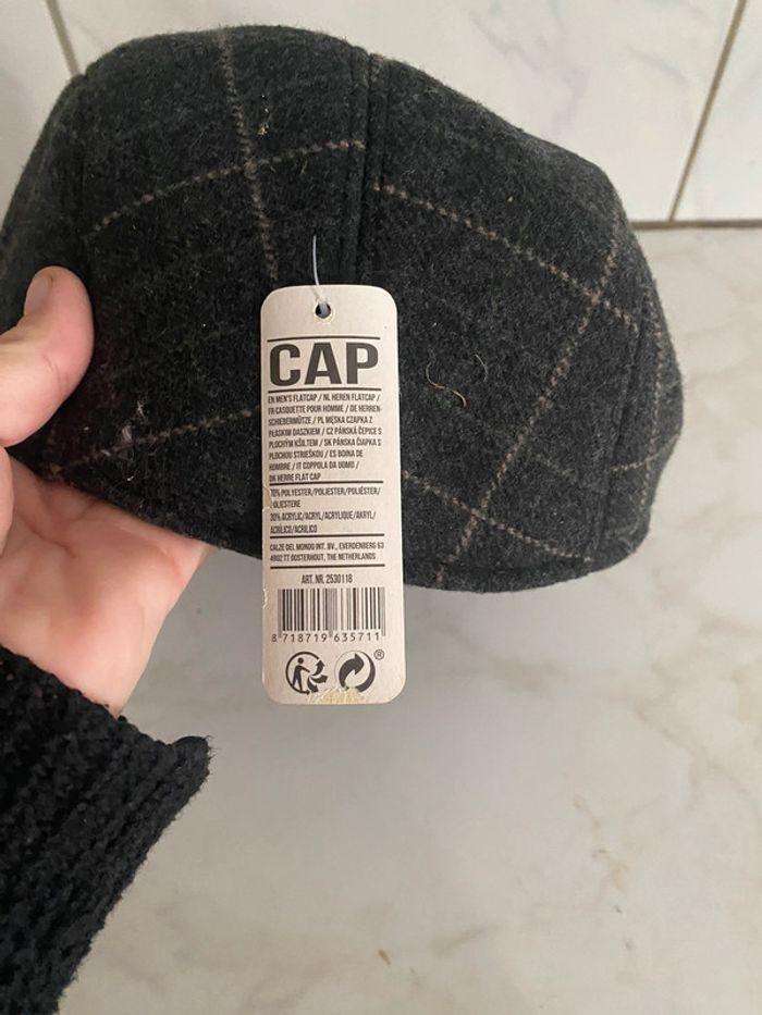 Casquette béret à carreaux - photo numéro 3