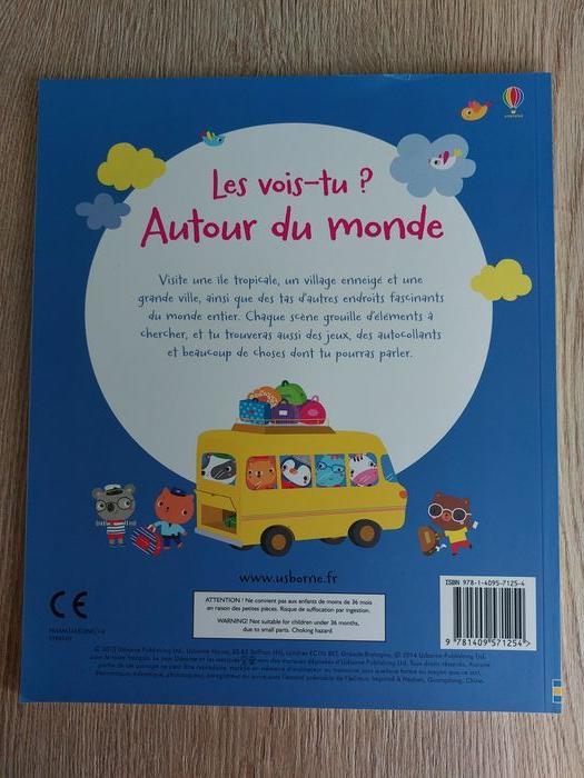 Livre-jeu "Les vois-tu ? Autour du monde" Usborne - photo numéro 2