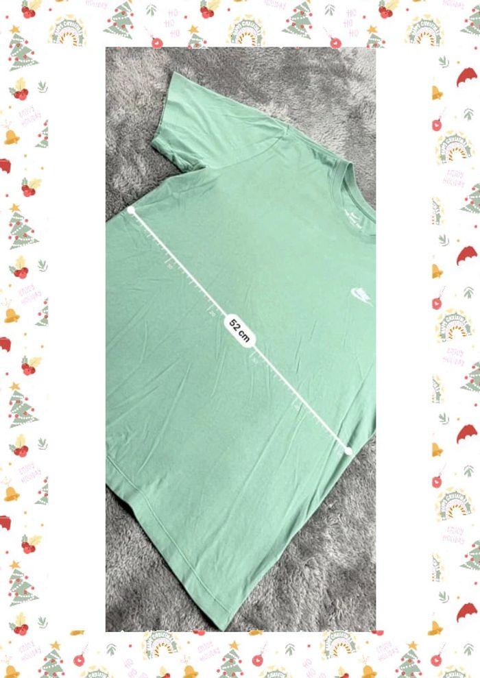 👕 T-shirt Nike logo brodé Turquoise Taille L 👕 - photo numéro 4