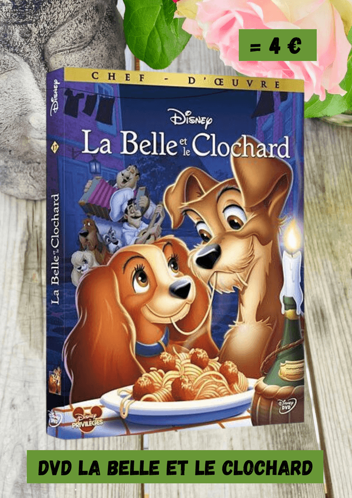 DVD Disney Numéroté: la belle et le clochard