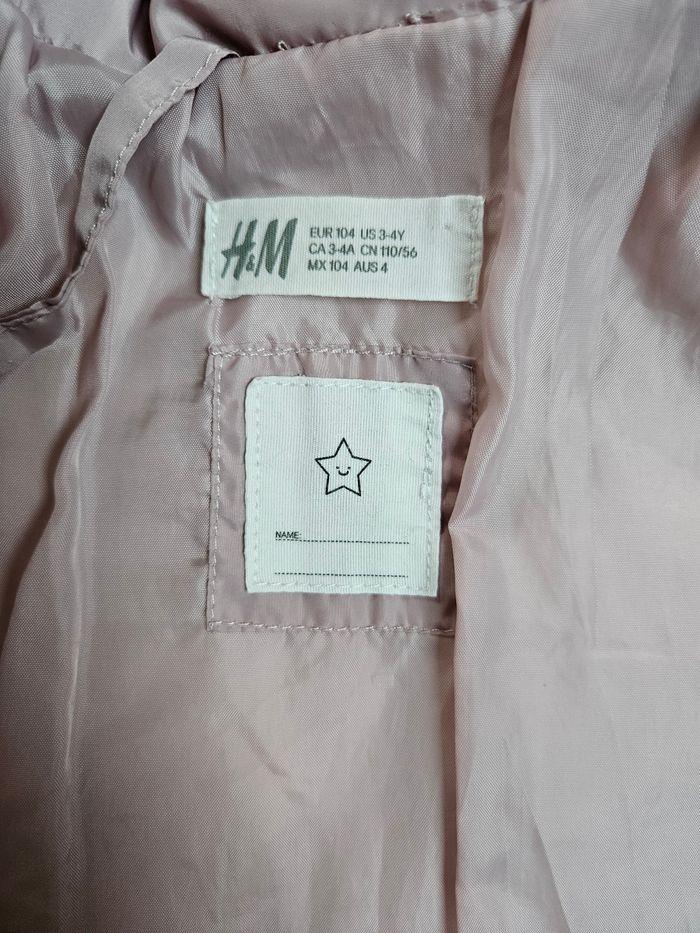 Doudoune rose H&M 3/4 ans - photo numéro 5