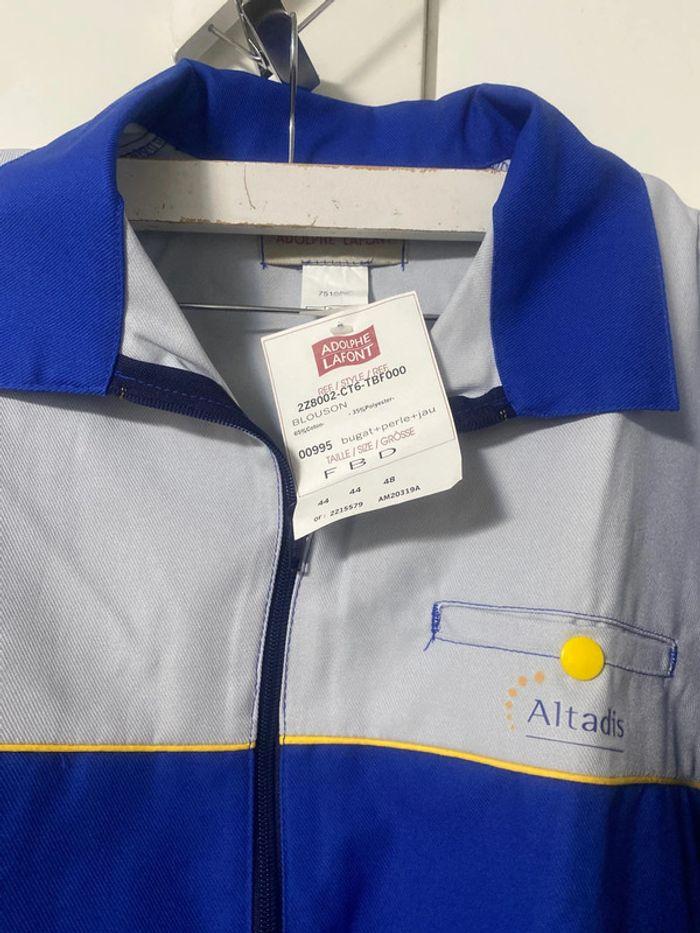 Veste blouse bleu de travail . Taille 44 - photo numéro 2