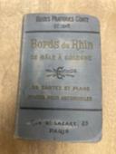 Ancien Guide pratiques conty Bords du Rhin 39 cartes