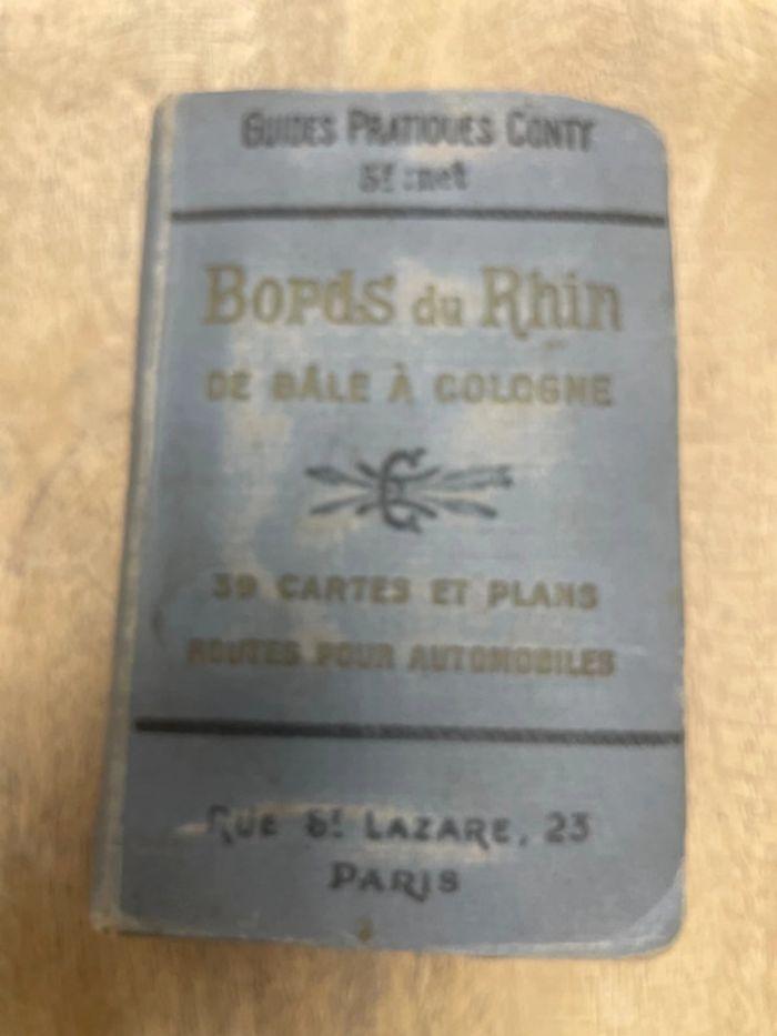 Ancien Guide pratiques conty Bords du Rhin 39 cartes - photo numéro 1