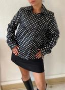 Vintage polka dot raincoat