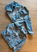 Lot 2 vestes imitation « jeans » fille 3 ans