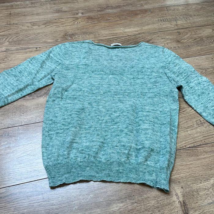 Pull Rodier  couleur vert d’eau manches longues en coton taille 36 - photo numéro 5