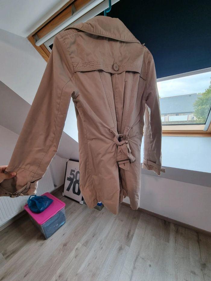 Parka mi longue beige - photo numéro 3