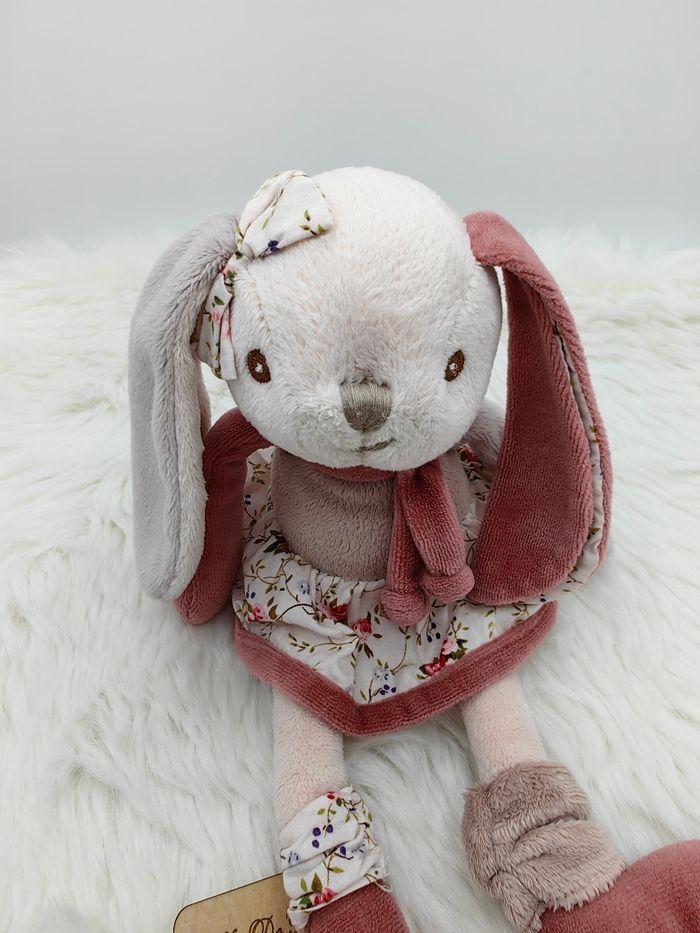 Doudou lapin rose Bukowski Bibi Sister - photo numéro 5