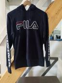 sweat capuche velours FILA