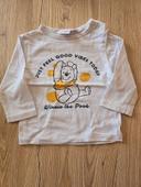 T-shirt manche longue winnie l'ourson bébé garçon 3 mois